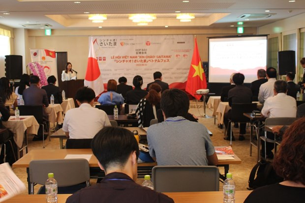 At the press conference (Photo: VNA)