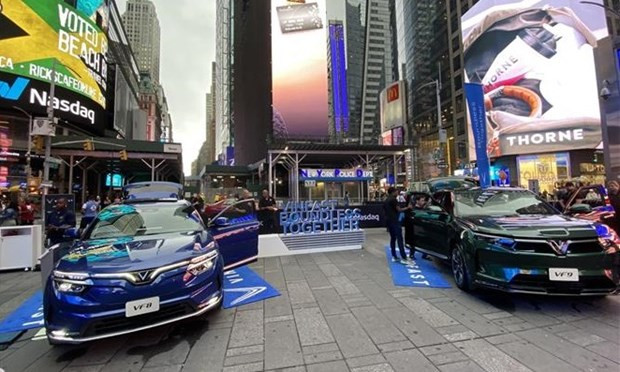 VinFast has delivered close to 19,000 EVs including the VF e34, VF 5, VF 8, and VF 9 models, as of June 30, 2023. (Photo: VNA) VinFast has delivered close to 19,000 EVs including the VF e34, VF 5, VF 8, and VF 9 models, as of June 30, 2023. (Photo: VNA)