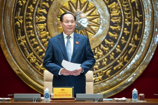 National Assembly Vice Chairman Tran Quang Phuong addresses the meeting (Photo: VNA) National Assembly Vice Chairman Tran Quang Phuong addresses the meeting (Photo: VNA)