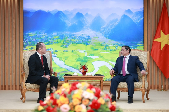 Prime Minister Pham Minh Chinh informs the Israeli minister that Vietnam has decided to issue electronic visas to citizens of foreign countries, including Israel, from August 15 (Photo: VGP) Prime Minister Pham Minh Chinh informs the Israeli minister that Vietnam has decided to issue electronic visas to citizens of foreign countries, including Israel, from August 15 (Photo: VGP)