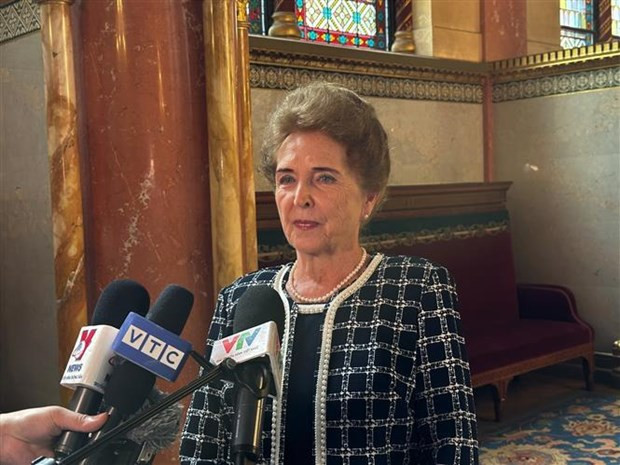 Márta Mátrai, first officer of the Hungarian National Assembly (Photo: VNA)