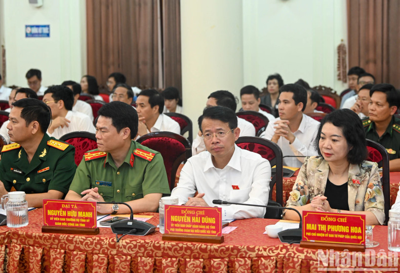 Delegates attending the meeting.