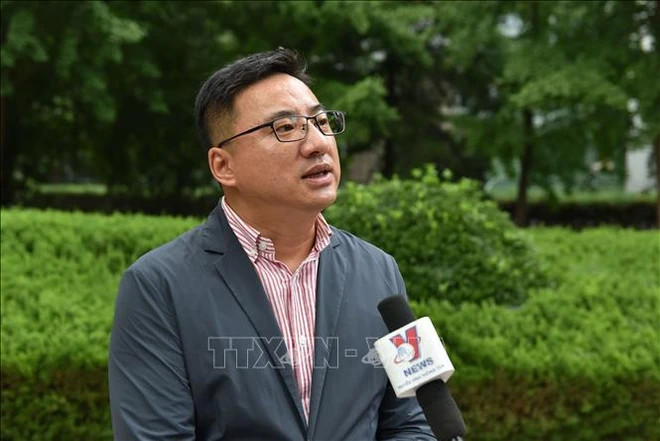 Dr. Cui Chenhai, director of the Hong Kong social investment institute (China). (Photo: VNA)