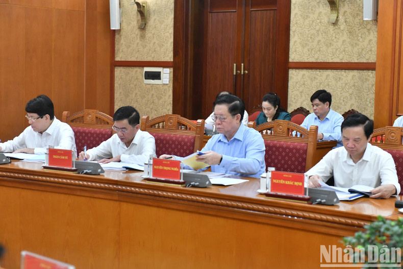 Delegates attending the meeting.