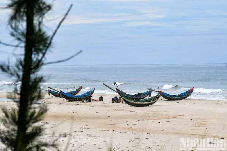 The beach tourism season in Vinh Thai usually starts from the end of April to October every year. The number of tourists visiting is quite large, an average of 5,000 visitors per year.
