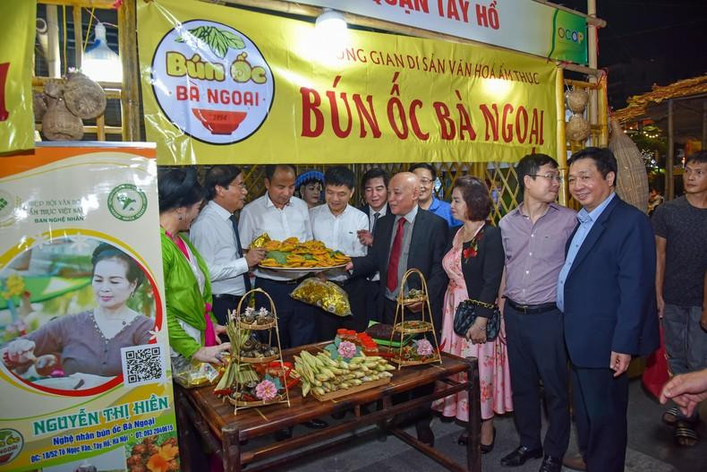 Many local products are on display.