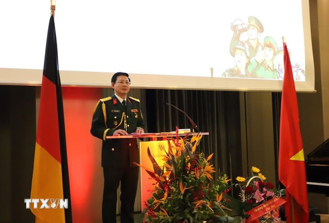 Vietnamese Defence Attaché to Germany Colonel Nguyen Tuan Minh (Photo: VNA)