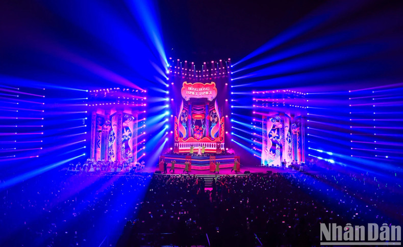 Panorama of the Light Concert - Welcoming the New Year 2025.