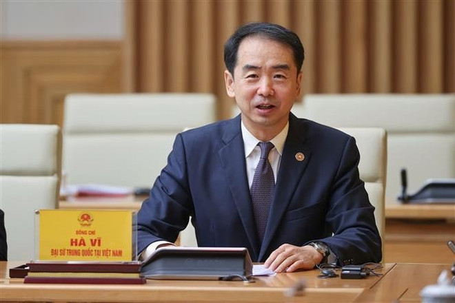 Chinese Ambassador to Vietnam He Wei (Photo: VNA)