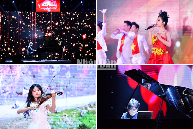 Art performances by typical and promising young Vietnamese faces to celebrate the 20th anniversary of Tien Phong Electronic Newspaper. Art performances by typical and promising young Vietnamese faces to celebrate the 20th anniversary of Tien Phong Electronic Newspaper.