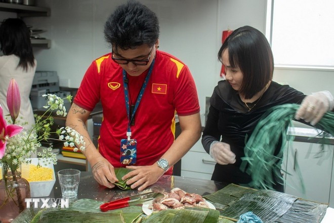 Traditional Tet atmosphere in New Zealand (Photo: VNA)