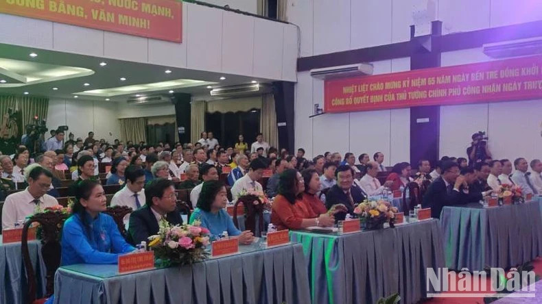 Delegates attending the ceremony. (Photo: HOANG TRUNG) Delegates attending the ceremony. (Photo: HOANG TRUNG)