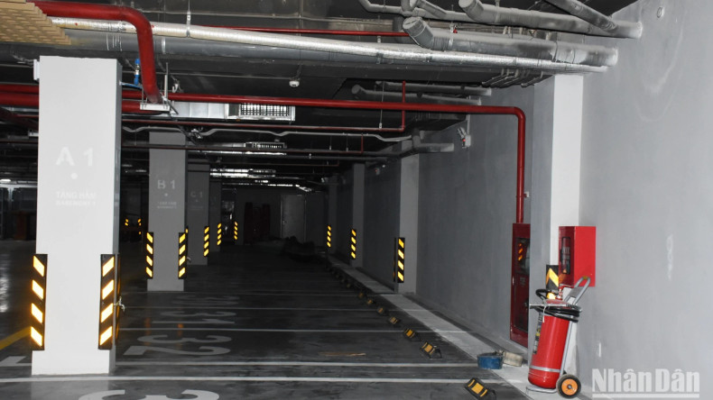 Fire prevention and fighting system in the museum's basement. (Photo: ANH DAO) Fire prevention and fighting system in the museum's basement. (Photo: ANH DAO)