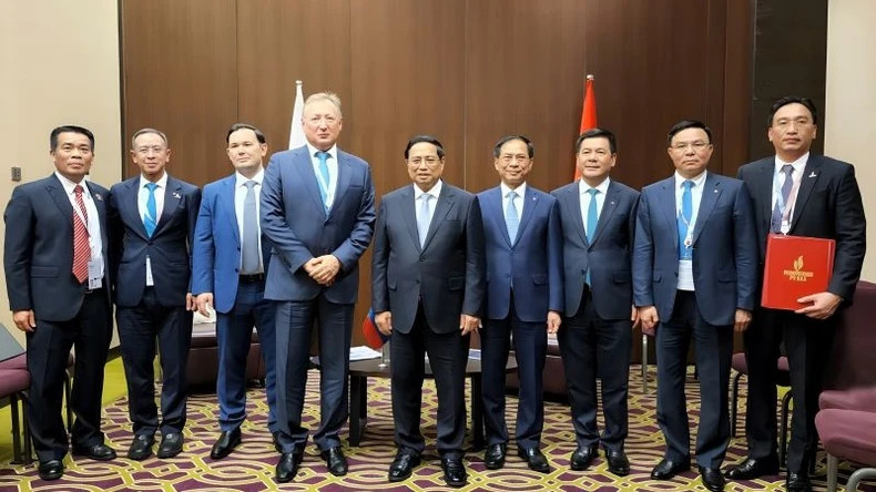 Prime Minister Pham Minh Chinh congratulates the cooperation orientation of Petrovietnam/PV GAS and Zarubezhneft Prime Minister Pham Minh Chinh congratulates the cooperation orientation of Petrovietnam/PV GAS and Zarubezhneft