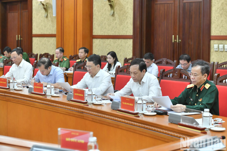 Delegates attending the meeting.