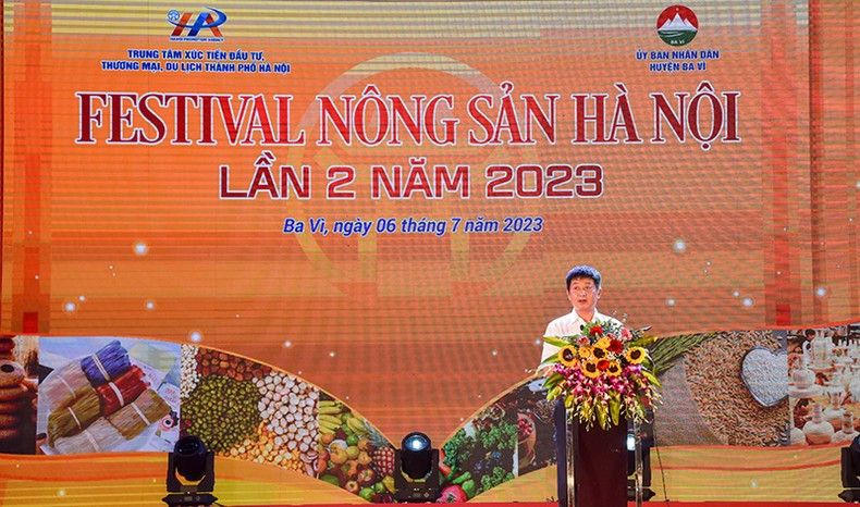 HPA Deputy Director Bui Duy Quang speaking at the opening of the fair. HPA Deputy Director Bui Duy Quang speaking at the opening of the fair.