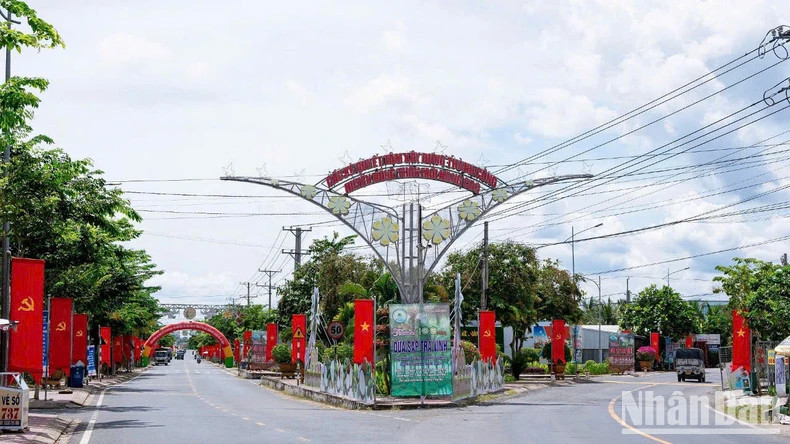 Centre of Cau Ke District, Tra Vinh Province. Centre of Cau Ke District, Tra Vinh Province.