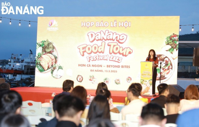 Delegates at a press conference announcing the Da Nang Food Tour Festival 2025 (Photo: Da Nang Newspaper) Delegates at a press conference announcing the Da Nang Food Tour Festival 2025 (Photo: Da Nang Newspaper)