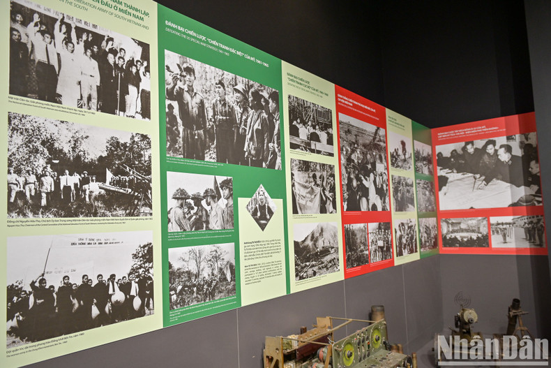 The exhibition aims to raise people’s awareness, particularly the young generation, about the revolutionary traditions and the glorious feats of arms of the Vietnamese army in the cause of national construction and defence. The exhibition aims to raise people’s awareness, particularly the young generation, about the revolutionary traditions and the glorious feats of arms of the Vietnamese army in the cause of national construction and defence.