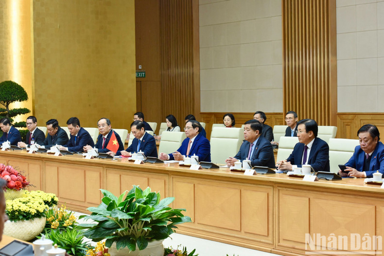 The Vietnamese delegation at the event.