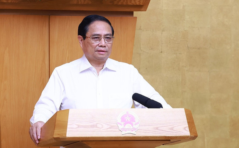 Prime Minister Pham Minh Chinh addresses the session. (Photo: VNA) Prime Minister Pham Minh Chinh addresses the session. (Photo: VNA)