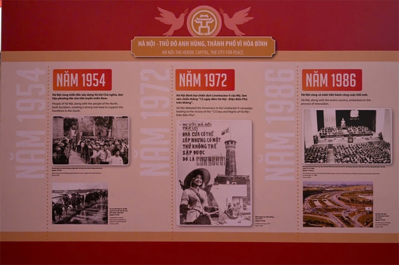 Works on display at the exhibition (Photo: qdnd.vn) Works on display at the exhibition (Photo: qdnd.vn)