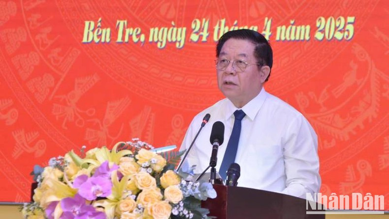 Nguyen Trong Nghia, Politburo member, Secretary of the Party Central Committee, Head of the PCC Commission for Communication, Education, and Mass Mobilisation speaks at the event Nguyen Trong Nghia, Politburo member, Secretary of the Party Central Committee, Head of the PCC Commission for Communication, Education, and Mass Mobilisation speaks at the event