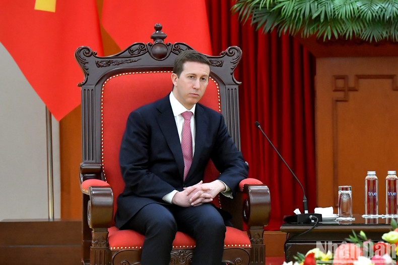 CEO of Warburg Pincus Jeffrey David Perlman at the reception CEO of Warburg Pincus Jeffrey David Perlman at the reception