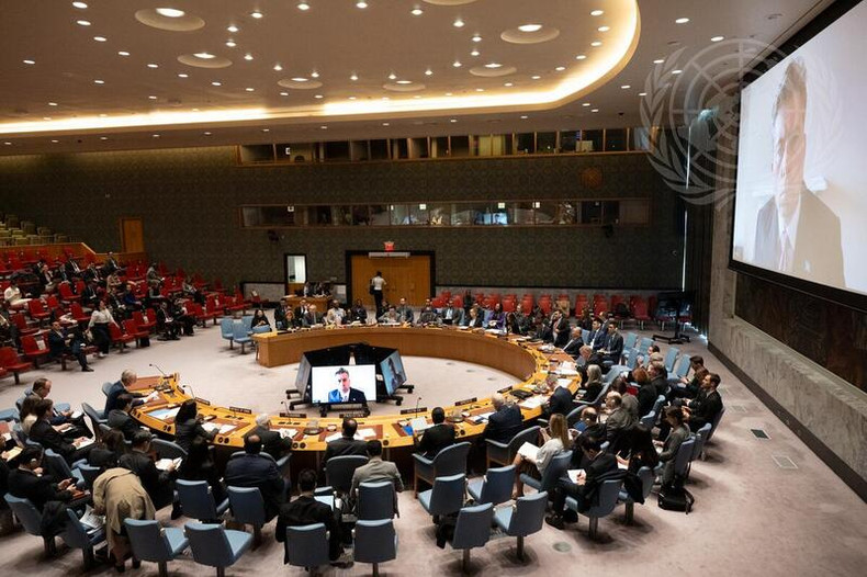 A wide view of the Security Council meeting on the situation in the Middle East (Syria) (Photo: un.org)