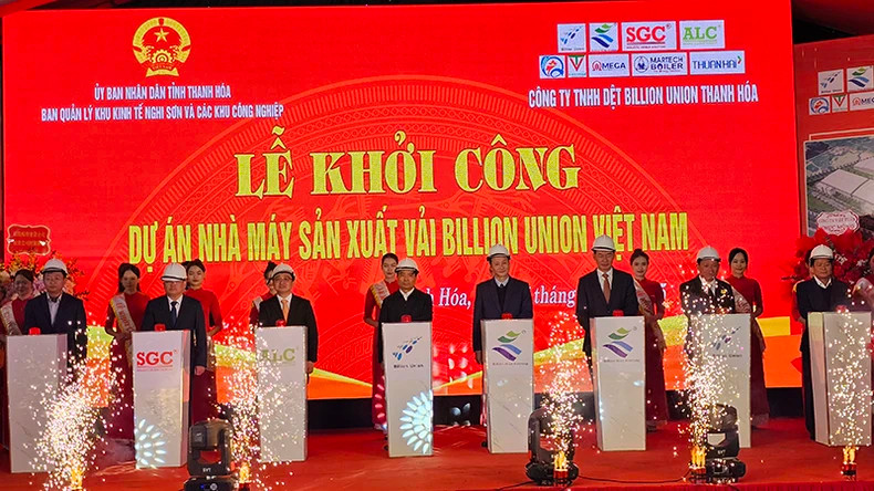 Thanh Hoa: Work commences on two projects at Nghi Son Economic Zone ảnh 1 Thanh Hoa: Work commences on two projects at Nghi Son Economic Zone ảnh 1