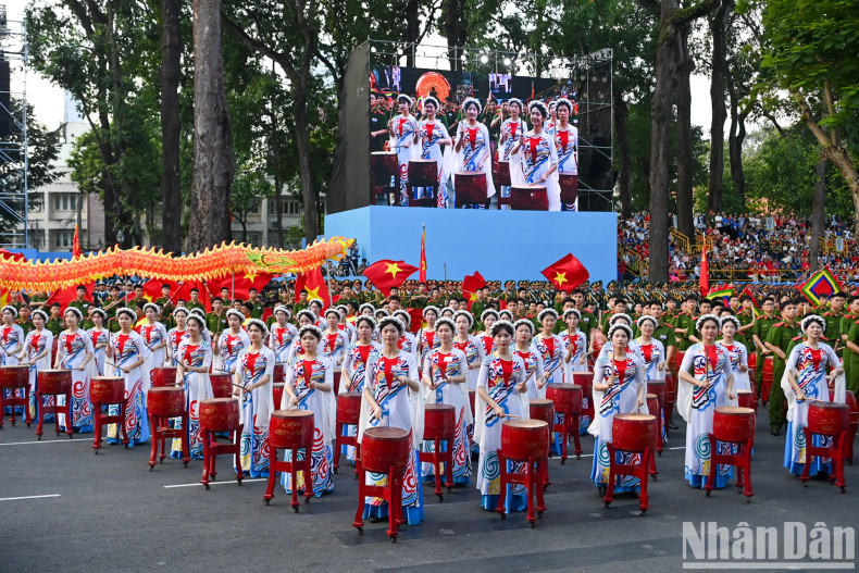 A drum performance at the event A drum performance at the event