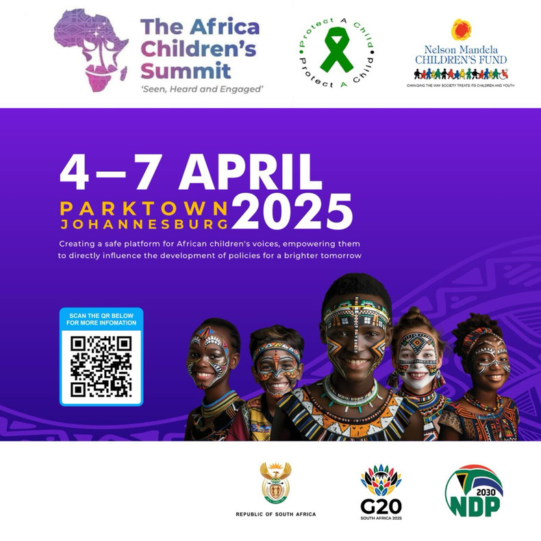 The second African Children's Summit will be held in Johannesburg, South Africa from April 4 to 7 (Photo: Nelson Mandela Children's Fund) The second African Children's Summit will be held in Johannesburg, South Africa from April 4 to 7 (Photo: Nelson Mandela Children's Fund)