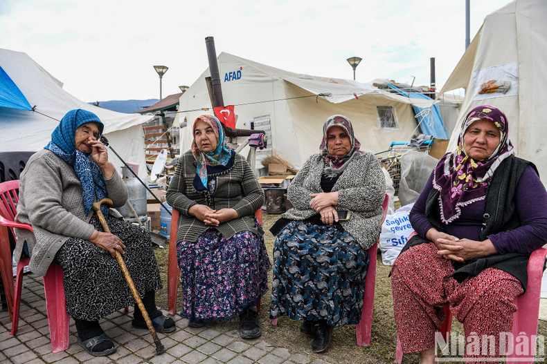 At the end of the afternoon, the elderly women would sit together and talk about past stories. At the end of the afternoon, the elderly women would sit together and talk about past stories.