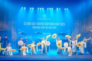 A performance at the ceremony.