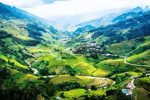 Mu Cang Chai terraced fields, Lao Cai. (Photo: THANH DAT)