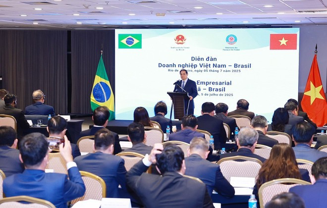 A view of the Viet Nam - Brazil Business Forum. (Photo: VNA) A view of the Viet Nam - Brazil Business Forum. (Photo: VNA)