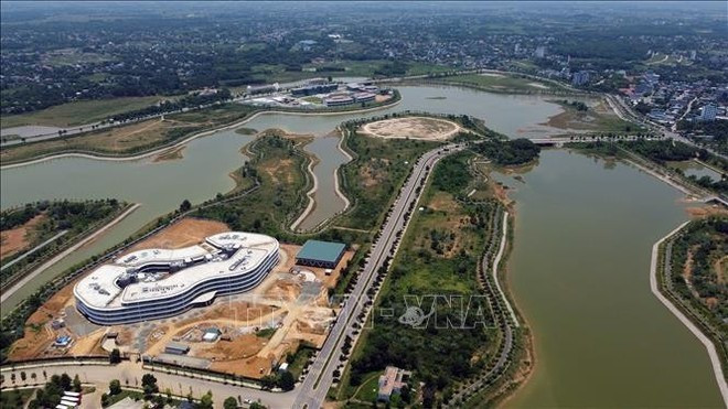 A view of Hoa Lac Hi-Tech Park in Ha Noi. The park will house the Viettel research and development centre, which will have its construction started on August 19. (Photo: VNA) A view of Hoa Lac Hi-Tech Park in Ha Noi. The park will house the Viettel research and development centre, which will have its construction started on August 19. (Photo: VNA)