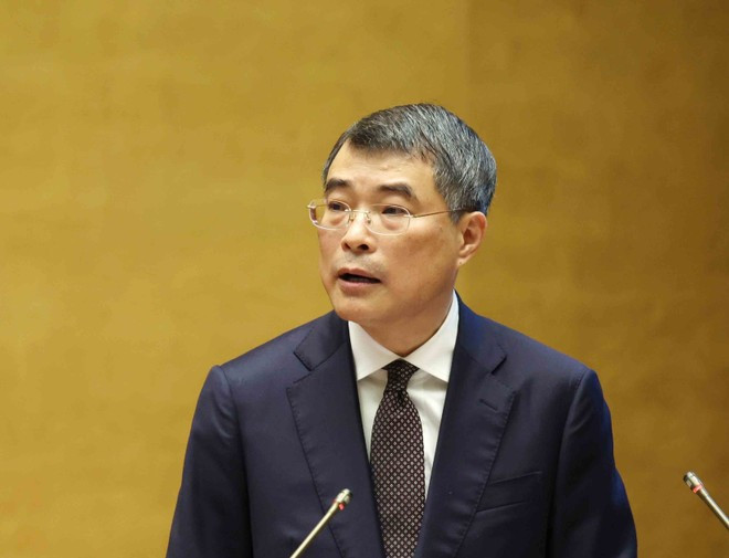 Le Minh Hung, Politburo member, Secretary of the Party Central Committee and Chairman of its Organisation Commission, addresses the conference. (Photo: VNA)