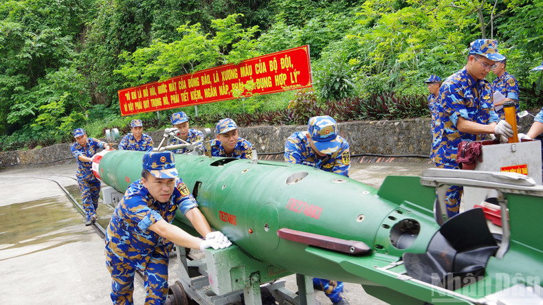 Preparations for live-fire training missions at Station A3.