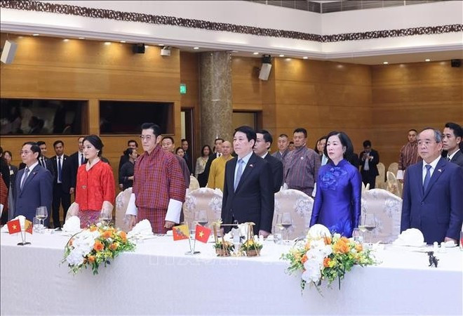 At the banquet in Ha Noi on August 19. (Photo: VNA) At the banquet in Ha Noi on August 19. (Photo: VNA)