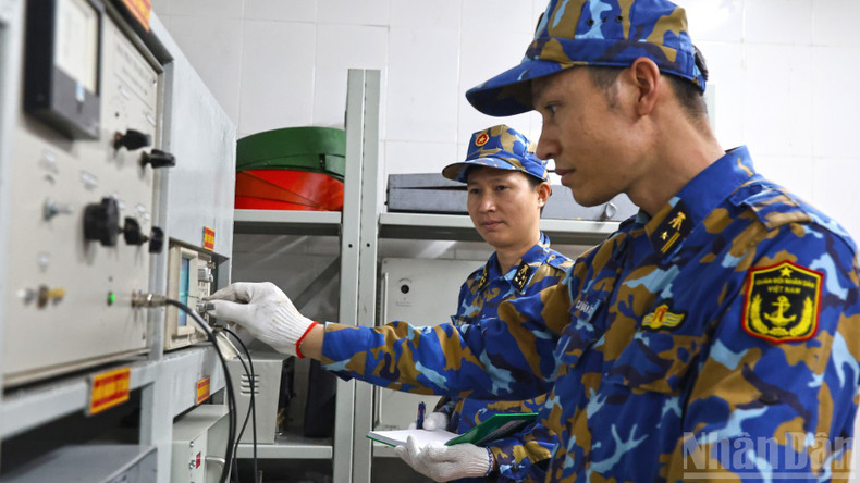 Ensuring the technical readiness of guidance equipment at Station A3.