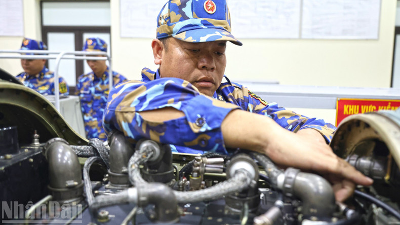 Regular inspection and preservation of ammunition at Station A4, Brigade 170.