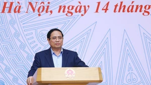 Prime Minister Pham Minh Chinh on January 14 chairs the sixth meeting of the National Steering Committee for the implementation of Viet Nam’s commitments at the 26th United Nations Climate Change Conference of the Parties (COP26). (Photo: VNA)