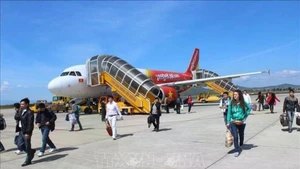 At the Lien Khuong International Airport (Photo: VNA)