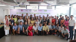 Delegates attend the workshop.