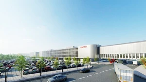 Perspective of the first semiconductor chip manufacturing plant in Viet Nam after completion. Photo: VIETTEL