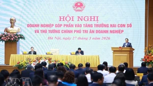 Prime Minister Pham Minh Chinh speaks at the conference (Photo: VNA)