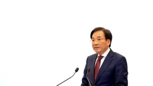 Minister and Spokesperson of the Government Tran Van Son speaks at the press conference on March 4 (Photo: VNA)