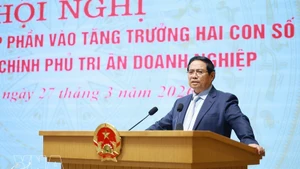Prime Minister Pham Minh Chinh speaks at the conference. (Photo: VNA)