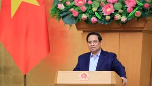 Prime Minister Pham Minh Chinh addresses the Government’s regular meeting for February on March 4. (Photo: nhandan.vn)